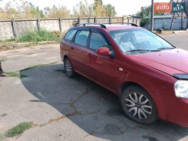 Красный Шевроле Лачетти, объемом двигателя 1.6 л и пробегом 168 тыс. км за 5500 $, фото 2 на Automoto.ua