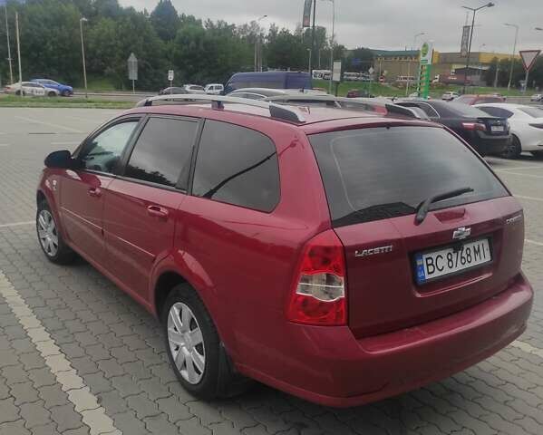 Красный Шевроле Лачетти, объемом двигателя 1.8 л и пробегом 248 тыс. км за 5800 $, фото 1 на Automoto.ua