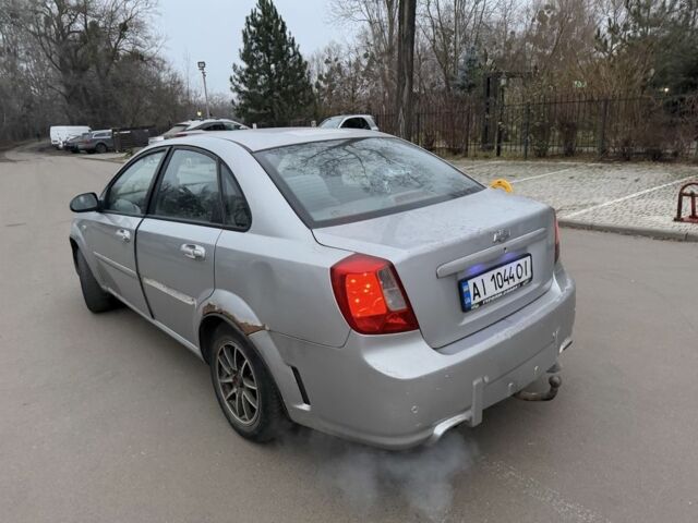 Серый Шевроле Лачетти, объемом двигателя 1.6 л и пробегом 200 тыс. км за 1600 $, фото 3 на Automoto.ua