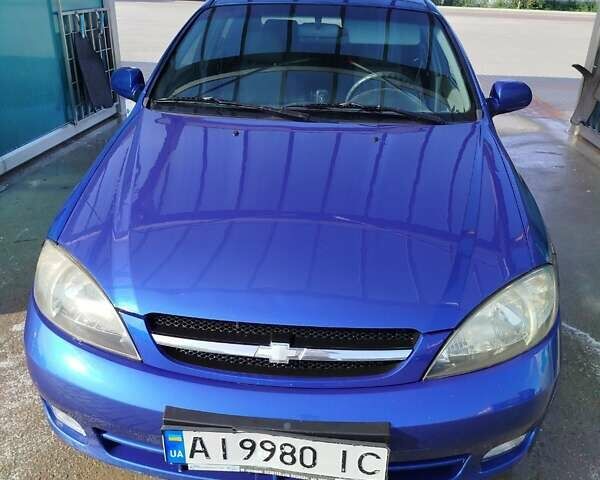 Синий Шевроле Лачетти, объемом двигателя 1.8 л и пробегом 264 тыс. км за 4799 $, фото 3 на Automoto.ua