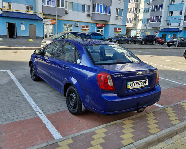 Синий Шевроле Лачетти, объемом двигателя 1.6 л и пробегом 207 тыс. км за 3900 $, фото 2 на Automoto.ua