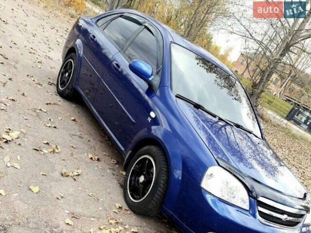 Синий Шевроле Лачетти, объемом двигателя 1.8 л и пробегом 233 тыс. км за 4499 $, фото 1 на Automoto.ua