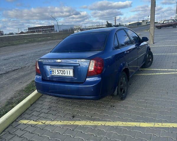 Синий Шевроле Лачетти, объемом двигателя 1.8 л и пробегом 330 тыс. км за 3500 $, фото 3 на Automoto.ua