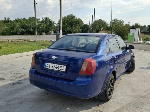 Синий Шевроле Лачетти, объемом двигателя 1.8 л и пробегом 275 тыс. км за 3550 $, фото 3 на Automoto.ua
