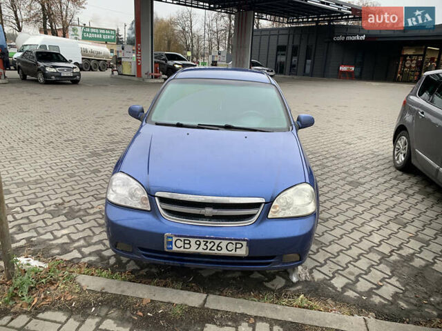 Синий Шевроле Лачетти, объемом двигателя 1.8 л и пробегом 318 тыс. км за 4000 $, фото 1 на Automoto.ua