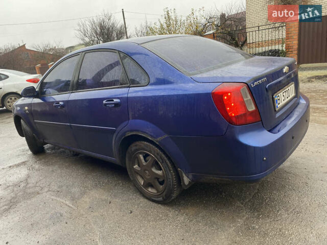 Синій Шевроле Лачетті, об'ємом двигуна 1.8 л та пробігом 200 тис. км за 3199 $, фото 1 на Automoto.ua