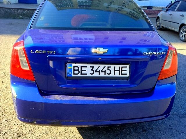 Синий Шевроле Лачетти, объемом двигателя 1.6 л и пробегом 242 тыс. км за 3500 $, фото 1 на Automoto.ua