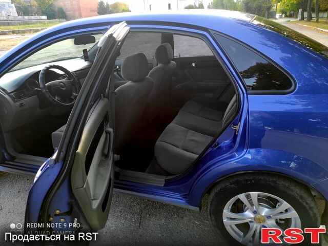 Синій Шевроле Лачетті, об'ємом двигуна 1.8 л та пробігом 0 тис. км за 4000 $, фото 7 на Automoto.ua