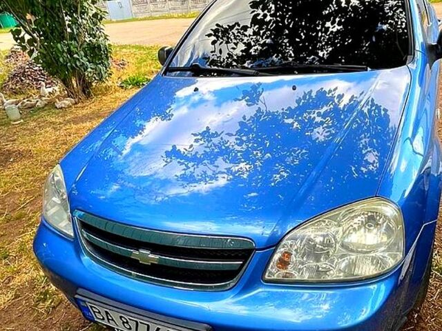 Синий Шевроле Лачетти, объемом двигателя 1.6 л и пробегом 219 тыс. км за 4250 $, фото 2 на Automoto.ua