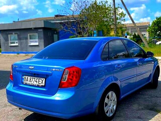 Синий Шевроле Лачетти, объемом двигателя 1.6 л и пробегом 219 тыс. км за 4250 $, фото 1 на Automoto.ua