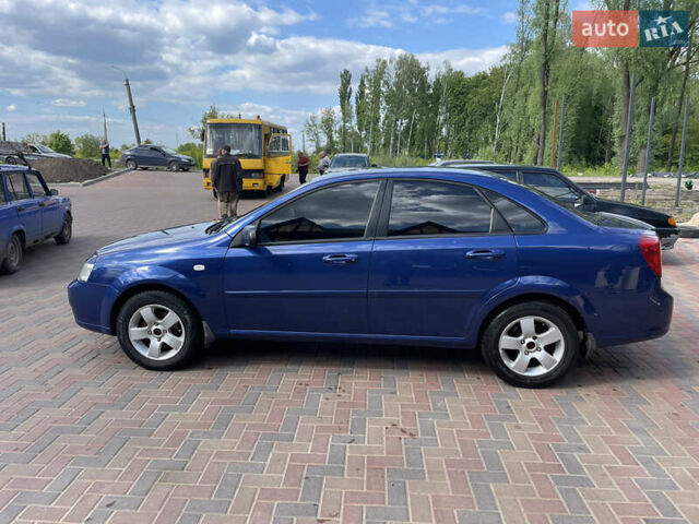 Синий Шевроле Лачетти, объемом двигателя 1.6 л и пробегом 255 тыс. км за 4200 $, фото 3 на Automoto.ua