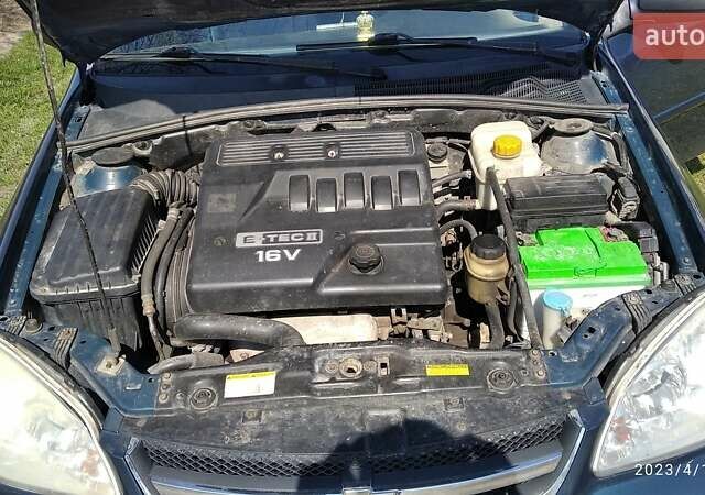 Синий Шевроле Лачетти, объемом двигателя 1.6 л и пробегом 207 тыс. км за 4300 $, фото 9 на Automoto.ua