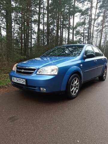 Синий Шевроле Лачетти, объемом двигателя 1.6 л и пробегом 187 тыс. км за 3900 $, фото 1 на Automoto.ua