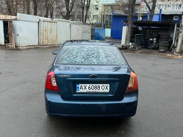 Синий Шевроле Лачетти, объемом двигателя 1.6 л и пробегом 197 тыс. км за 3550 $, фото 5 на Automoto.ua