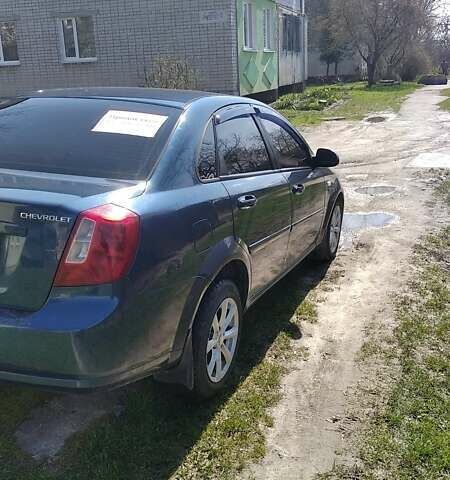 Синий Шевроле Лачетти, объемом двигателя 1.6 л и пробегом 207 тыс. км за 4300 $, фото 3 на Automoto.ua