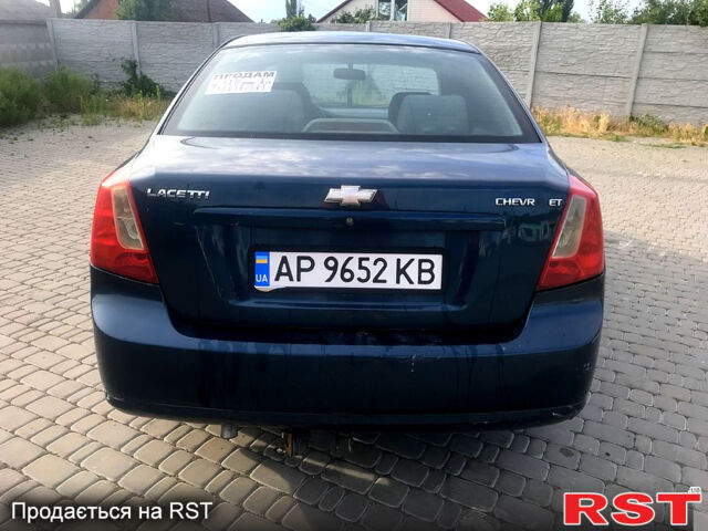 Синий Шевроле Лачетти, объемом двигателя 1.6 л и пробегом 300 тыс. км за 3550 $, фото 4 на Automoto.ua