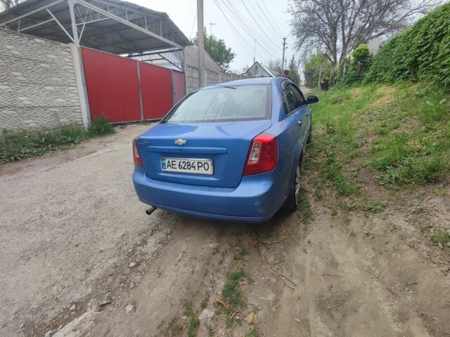 Синий Шевроле Лачетти, объемом двигателя 1.8 л и пробегом 288 тыс. км за 3700 $, фото 1 на Automoto.ua