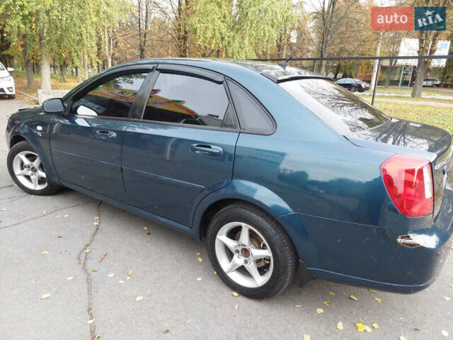 Синий Шевроле Лачетти, объемом двигателя 1.8 л и пробегом 190 тыс. км за 4300 $, фото 10 на Automoto.ua