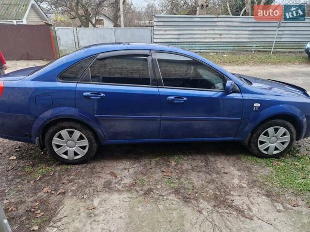 Синий Шевроле Лачетти, объемом двигателя 1.8 л и пробегом 160 тыс. км за 4700 $, фото 1 на Automoto.ua