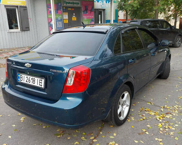 Синий Шевроле Лачетти, объемом двигателя 1.8 л и пробегом 190 тыс. км за 4300 $, фото 9 на Automoto.ua