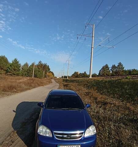 Синий Шевроле Лачетти, объемом двигателя 1.8 л и пробегом 193 тыс. км за 4900 $, фото 2 на Automoto.ua