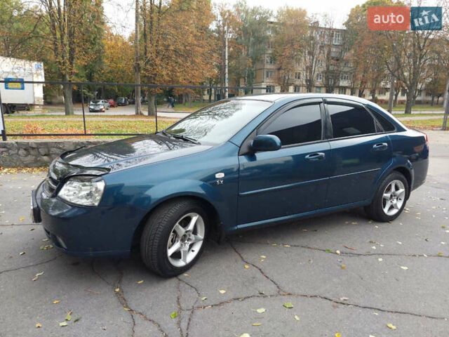 Синий Шевроле Лачетти, объемом двигателя 1.8 л и пробегом 190 тыс. км за 4300 $, фото 7 на Automoto.ua