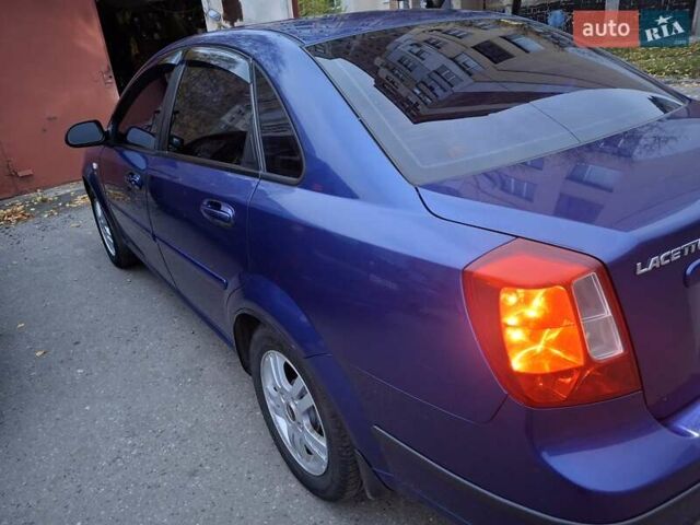 Синий Шевроле Лачетти, объемом двигателя 1.6 л и пробегом 146 тыс. км за 5200 $, фото 3 на Automoto.ua
