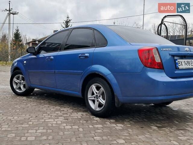 Синий Шевроле Лачетти, объемом двигателя 1.6 л и пробегом 199 тыс. км за 3849 $, фото 9 на Automoto.ua