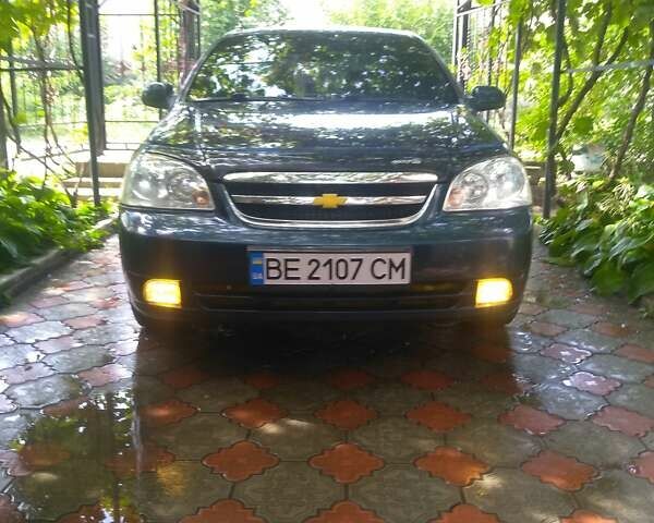 Синий Шевроле Лачетти, объемом двигателя 1.8 л и пробегом 200 тыс. км за 6200 $, фото 1 на Automoto.ua