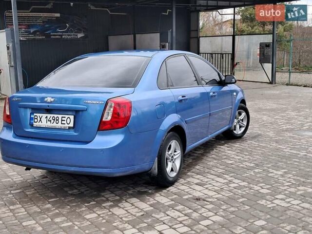 Синий Шевроле Лачетти, объемом двигателя 1.6 л и пробегом 199 тыс. км за 3849 $, фото 6 на Automoto.ua