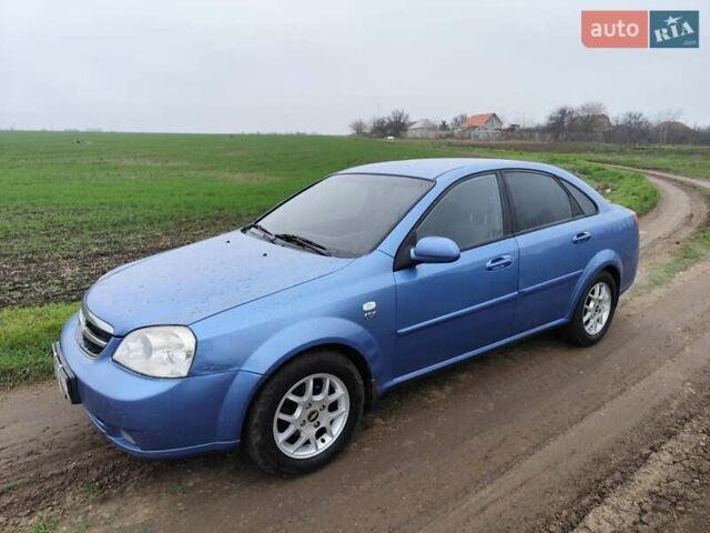 Синий Шевроле Лачетти, объемом двигателя 1.8 л и пробегом 134 тыс. км за 4200 $, фото 2 на Automoto.ua