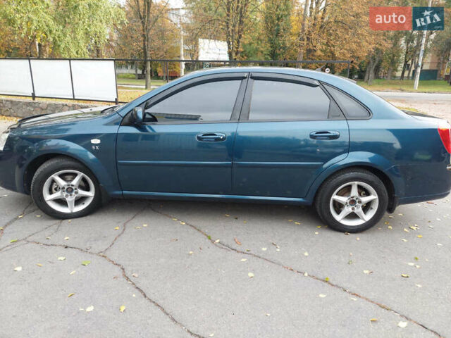 Синий Шевроле Лачетти, объемом двигателя 1.8 л и пробегом 190 тыс. км за 4300 $, фото 5 на Automoto.ua