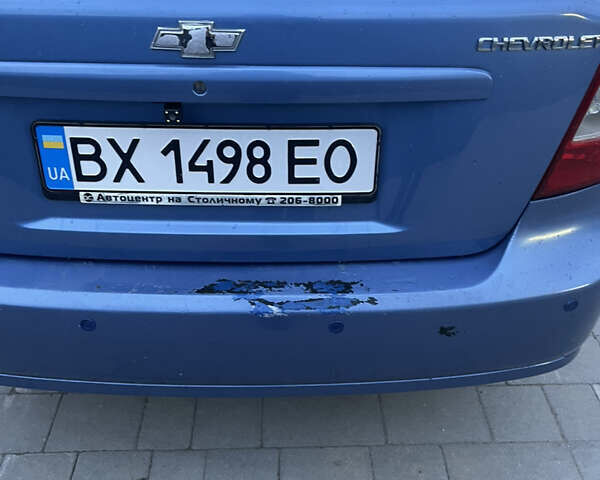 Синий Шевроле Лачетти, объемом двигателя 1.6 л и пробегом 198 тыс. км за 3300 $, фото 6 на Automoto.ua