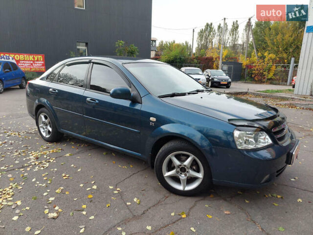 Синий Шевроле Лачетти, объемом двигателя 1.8 л и пробегом 190 тыс. км за 4300 $, фото 11 на Automoto.ua