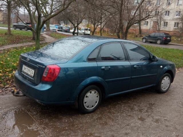 Синий Шевроле Лачетти, объемом двигателя 1.6 л и пробегом 230 тыс. км за 3200 $, фото 2 на Automoto.ua