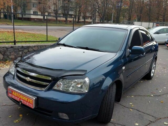 Синий Шевроле Лачетти, объемом двигателя 1.8 л и пробегом 190 тыс. км за 4300 $, фото 3 на Automoto.ua