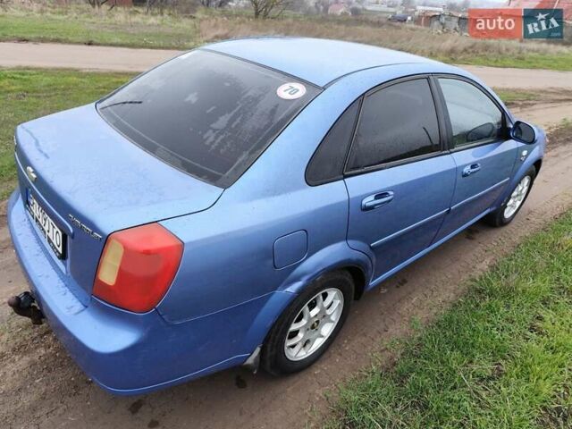 Синий Шевроле Лачетти, объемом двигателя 1.8 л и пробегом 134 тыс. км за 4200 $, фото 3 на Automoto.ua