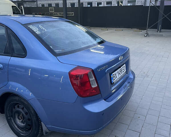 Синий Шевроле Лачетти, объемом двигателя 1.6 л и пробегом 198 тыс. км за 3300 $, фото 5 на Automoto.ua