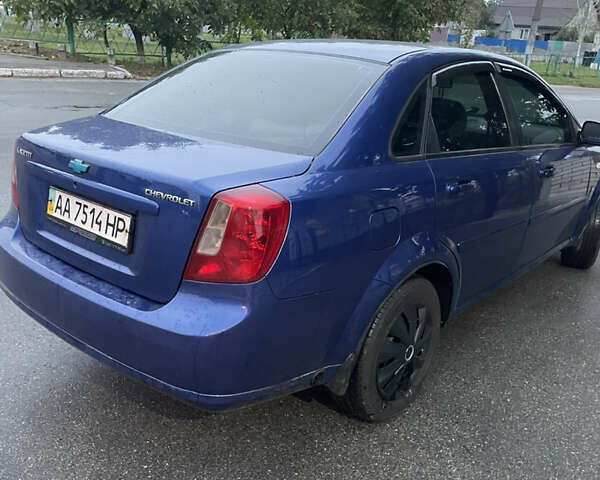 Синий Шевроле Лачетти, объемом двигателя 1.8 л и пробегом 185 тыс. км за 4200 $, фото 1 на Automoto.ua