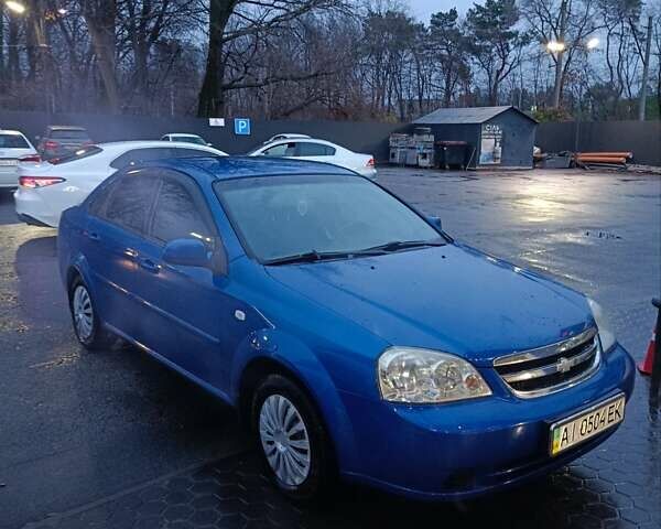 Синий Шевроле Лачетти, объемом двигателя 1.6 л и пробегом 107 тыс. км за 6000 $, фото 1 на Automoto.ua