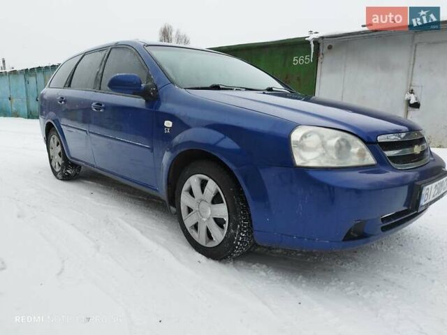 Синий Шевроле Лачетти, объемом двигателя 1.8 л и пробегом 180 тыс. км за 4100 $, фото 2 на Automoto.ua