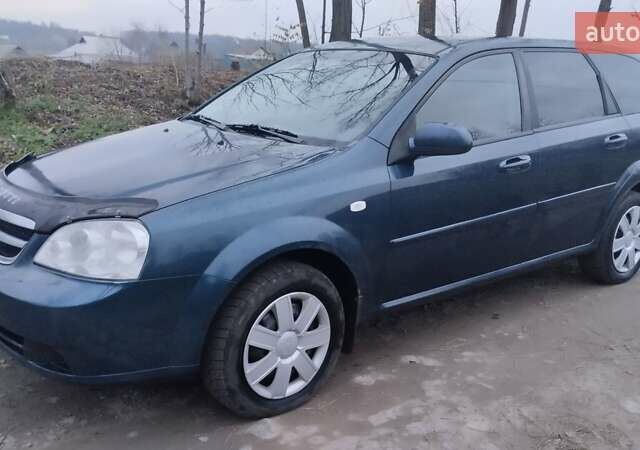 Синий Шевроле Лачетти, объемом двигателя 1.6 л и пробегом 239 тыс. км за 3700 $, фото 2 на Automoto.ua