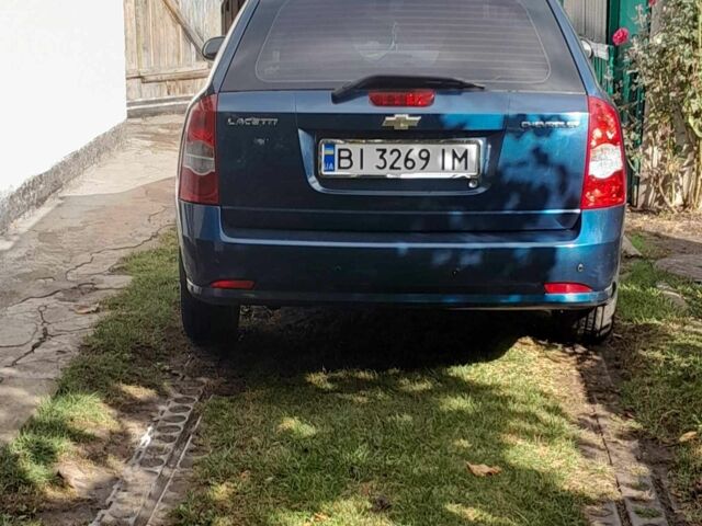 Синий Шевроле Лачетти, объемом двигателя 1.8 л и пробегом 116 тыс. км за 5600 $, фото 2 на Automoto.ua
