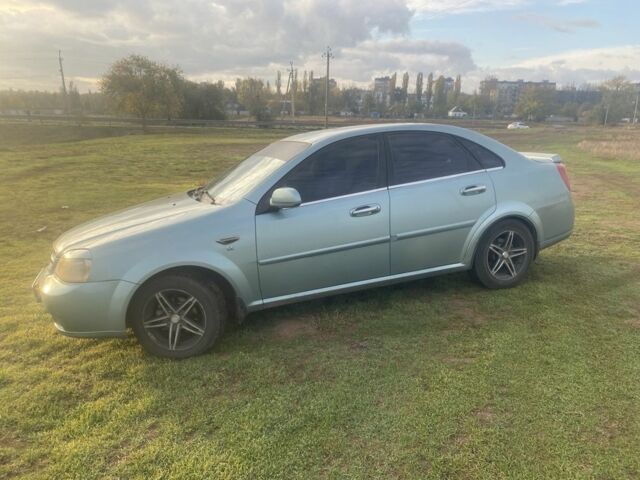 Зеленый Шевроле Лачетти, объемом двигателя 1.6 л и пробегом 230 тыс. км за 4200 $, фото 1 на Automoto.ua