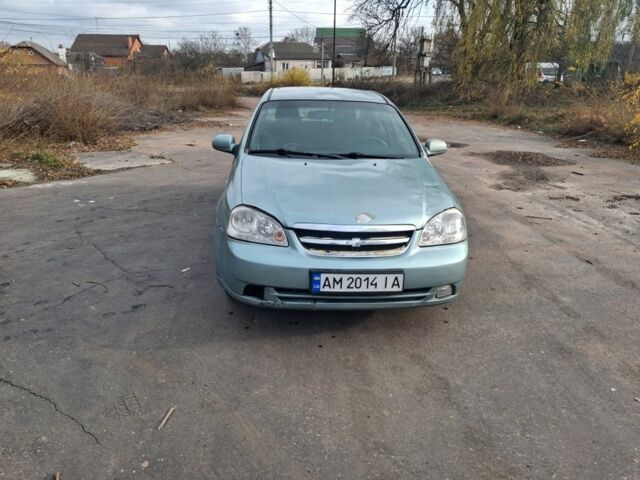 Зеленый Шевроле Лачетти, объемом двигателя 1.8 л и пробегом 298 тыс. км за 2200 $, фото 1 на Automoto.ua