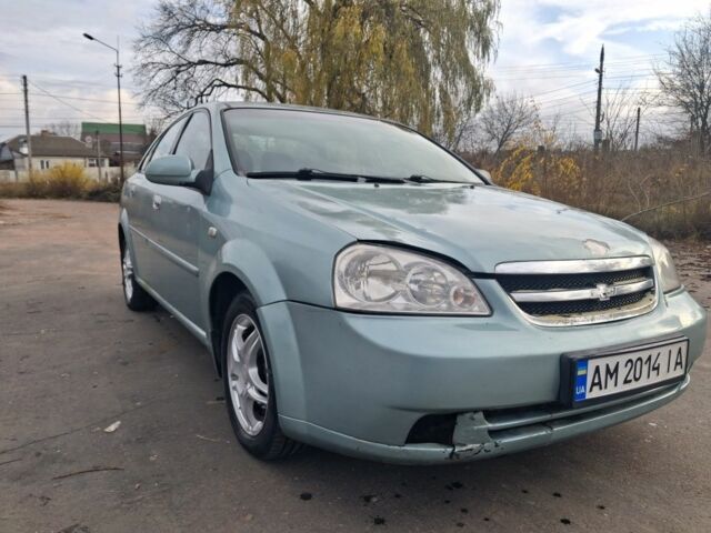 Зеленый Шевроле Лачетти, объемом двигателя 1.8 л и пробегом 298 тыс. км за 2200 $, фото 3 на Automoto.ua