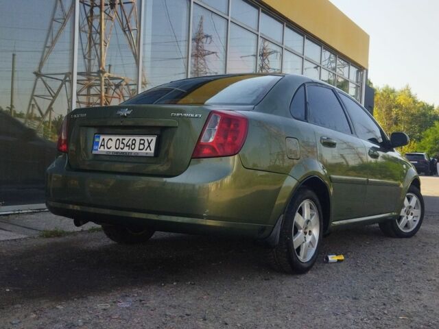 Зеленый Шевроле Лачетти, объемом двигателя 1.8 л и пробегом 273 тыс. км за 2300 $, фото 1 на Automoto.ua