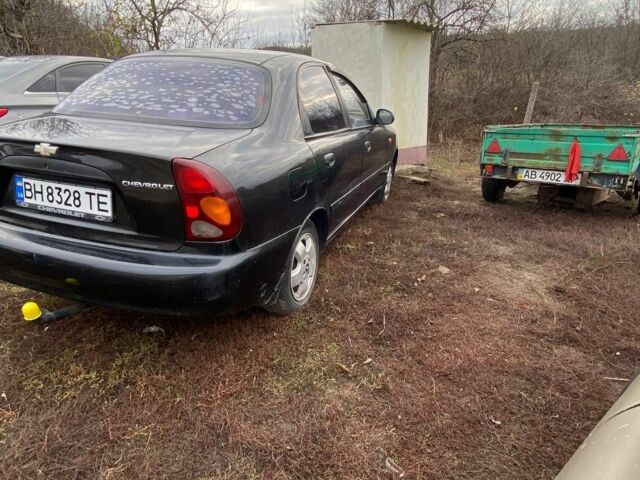 Черный Шевроле Ланос, объемом двигателя 1.5 л и пробегом 200 тыс. км за 2800 $, фото 7 на Automoto.ua