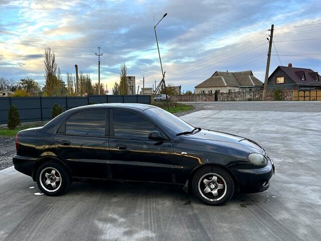 Чорний Шевроле Ланос, об'ємом двигуна 1.5 л та пробігом 250 тис. км за 2300 $, фото 2 на Automoto.ua