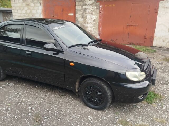 Чорний Шевроле Ланос, об'ємом двигуна 1.5 л та пробігом 206 тис. км за 2950 $, фото 3 на Automoto.ua